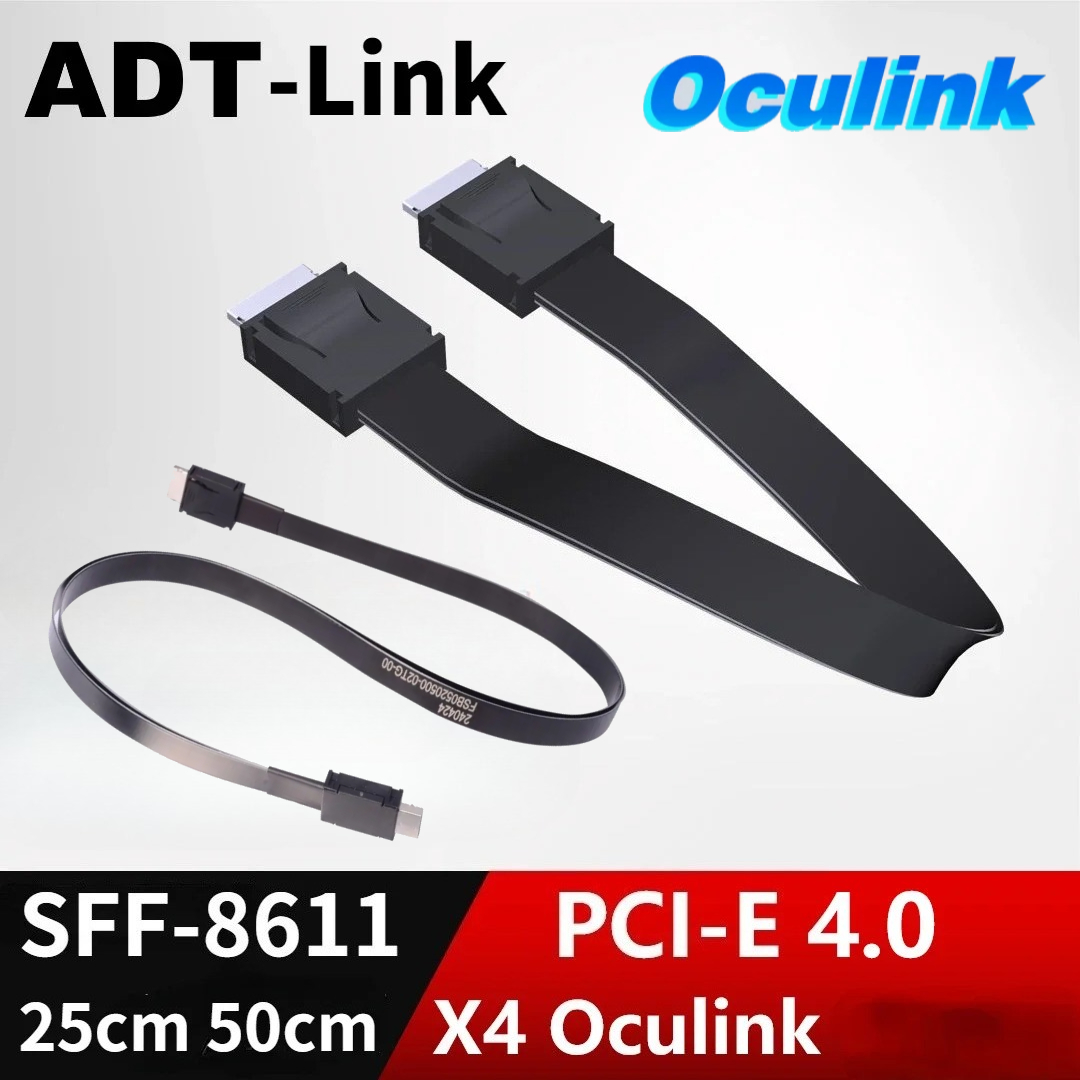 External Gpu Dock Pcie 4.0 Oculink - كابل تمديد 1M PCI-E 4.0 X4