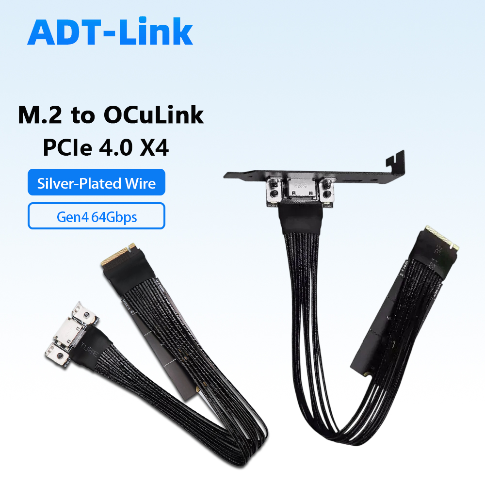 External Gpu Dock Pcie 4.0 Oculink - كابل تمديد M.2 M-Key إلى OCuLink،