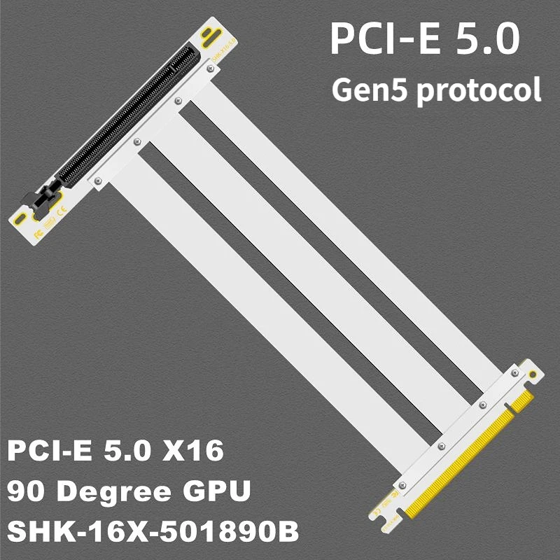 كابل رايزر PCIE 5.0 x16، مثالي - مراجعة Pcie 4.0 X16 Riser Cable 90 Degree وسعره