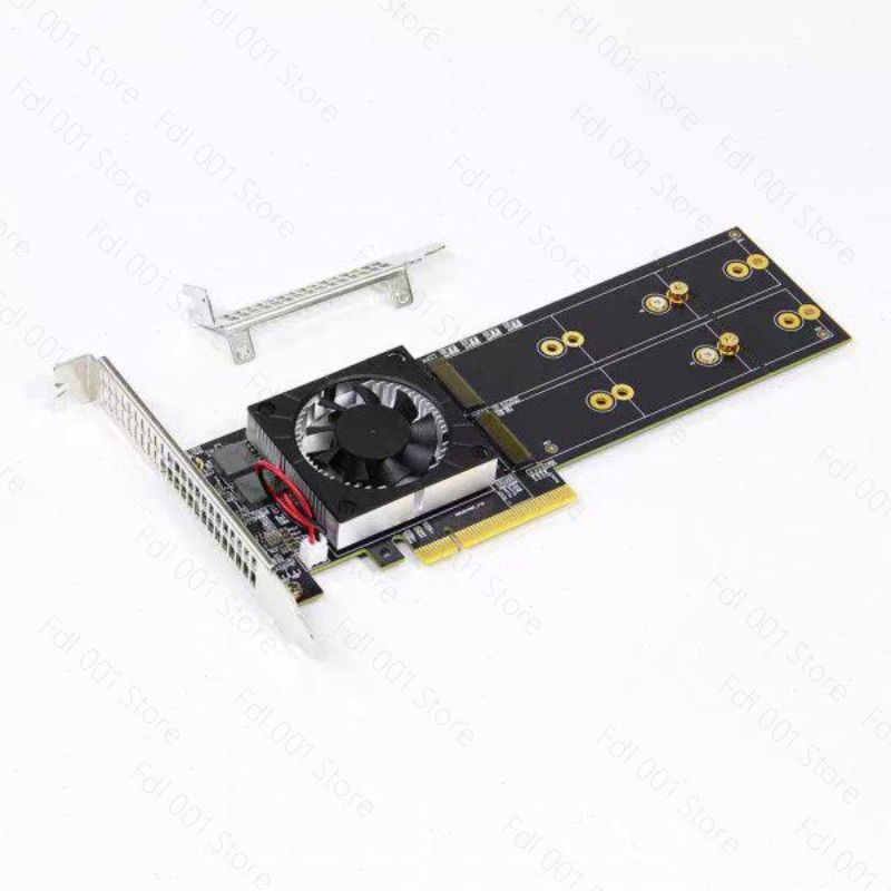 بطاقة توسعة PCIe بدون الحاجة ل - مراجعة Quad M.2 Nvme Pcie Bifurcation Card وسعره