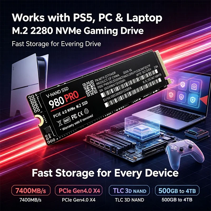 قرص SSD من نوع M.2 NVMe 980 PR - مراجعة M.2 Nvme 4Tb Pcie 4.0 Ssd وسعره